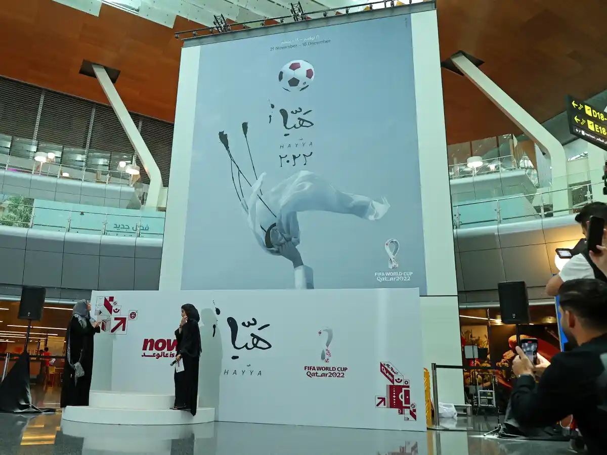 Inicio del Qatar 2022 mundial de futbol sede 