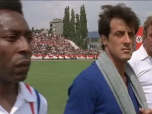sylvester stallone y Pele - pelicula fuga de victoria