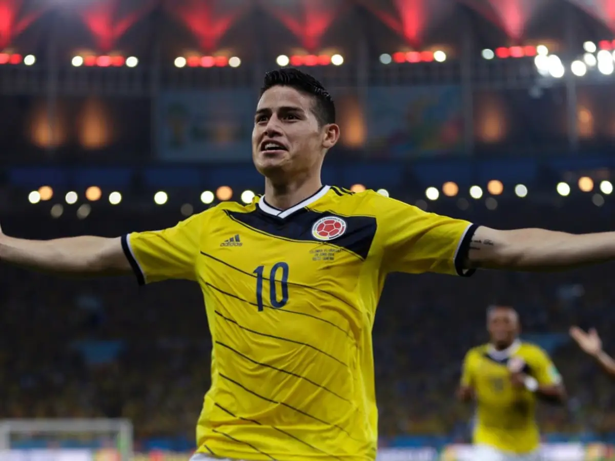 James Rodrigez top 5 futbolistas - mi casino