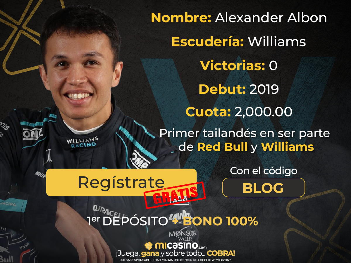 Alex Albon- Mi Casino