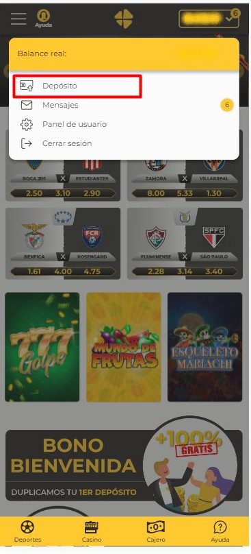 Retiro CASINO ONLINE VENEZUELA