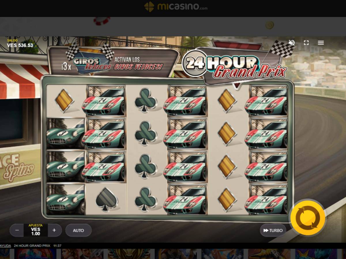Slots de la semana Las mejores tragamonedas para divertirte sin salir de casa 24 Hour Grand Prix Mi Casino