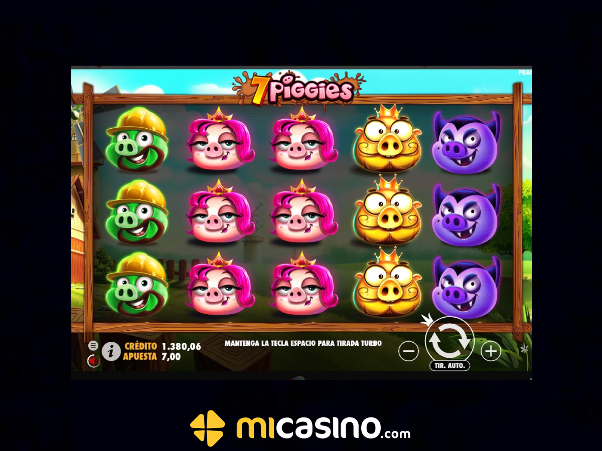 Gana dinero con 7 Piggies y los slots de la semana en MiCasino.com mi casino