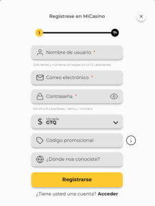 retiro de dinero Guatemala casino online
