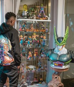 futbolista semedo y su coleccion de dragon ball 