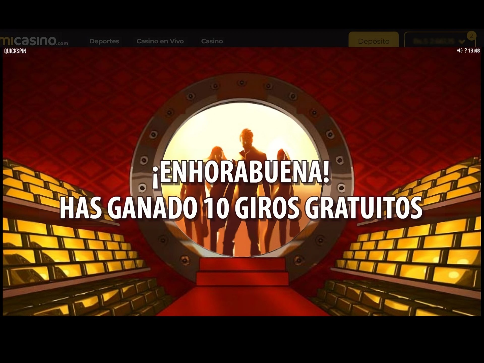 Giros gratis slot Wild Chase MiCasino