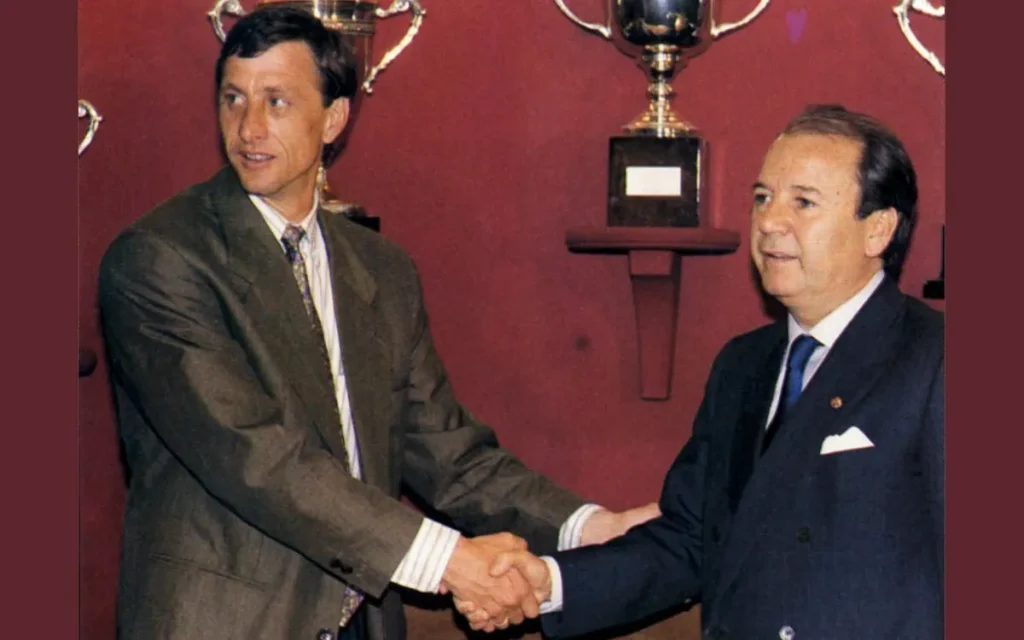 Johan Cruyff mejor entrenador del barcelona