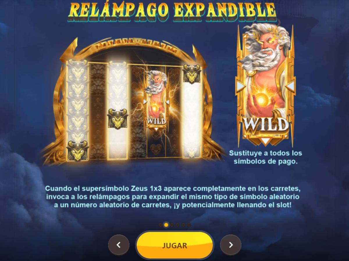 Zeus Lightning: gana y juega gratis con nuestro tragamonedas MiCasino