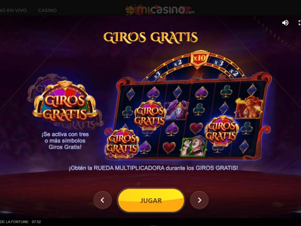 como ganar con el tragamonedas cirque de la fortune Mi Casino