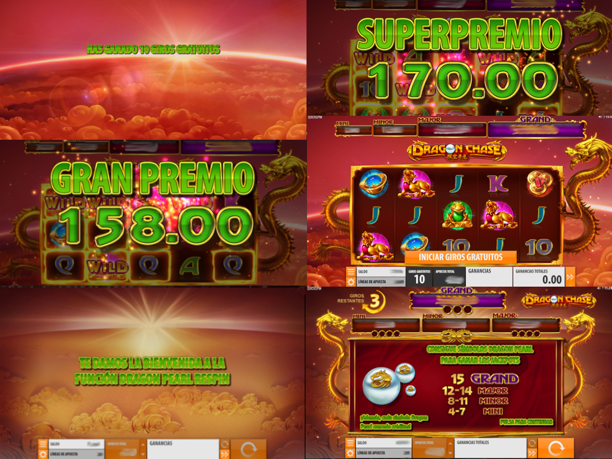 Juega a la tragamonedas Dragon Chase en el casino online Mi Casino