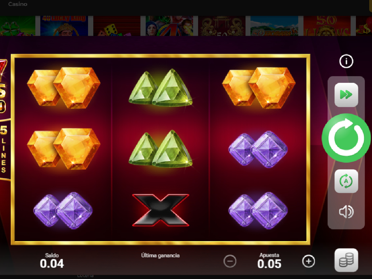 Prueba tu buena fortuna con el slot 777 Gems Respin Mi Casino