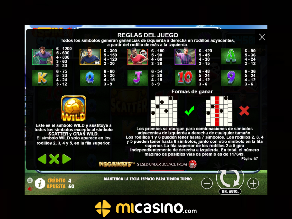 Slot Spin Score Megaways gana dinero fácil tragamonedas online