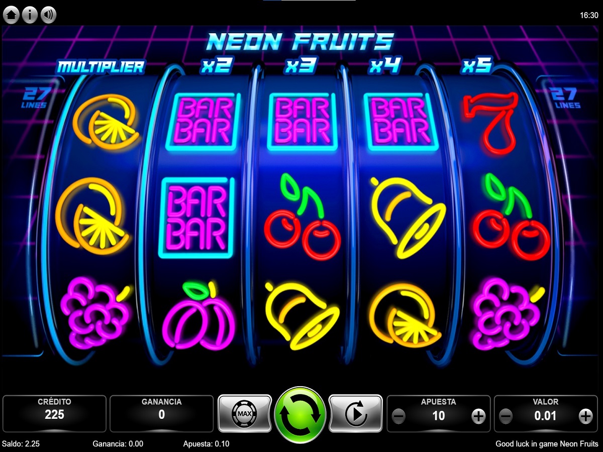 Slot Neon Fruits: Experimenta una dulce victoria con MiCasino.com