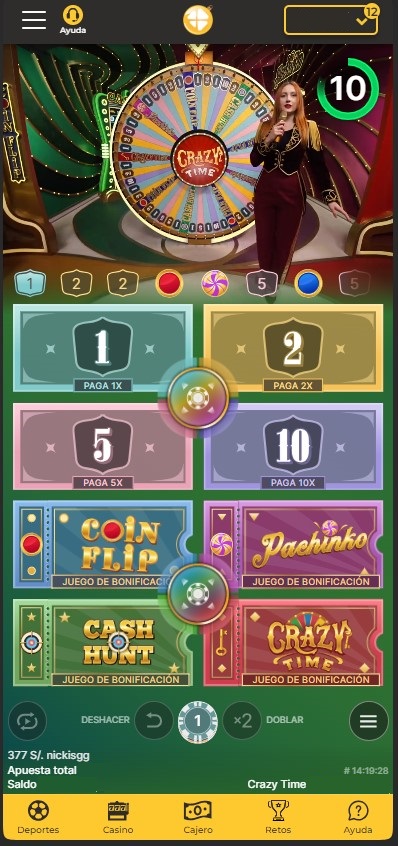 Crazy Time casino