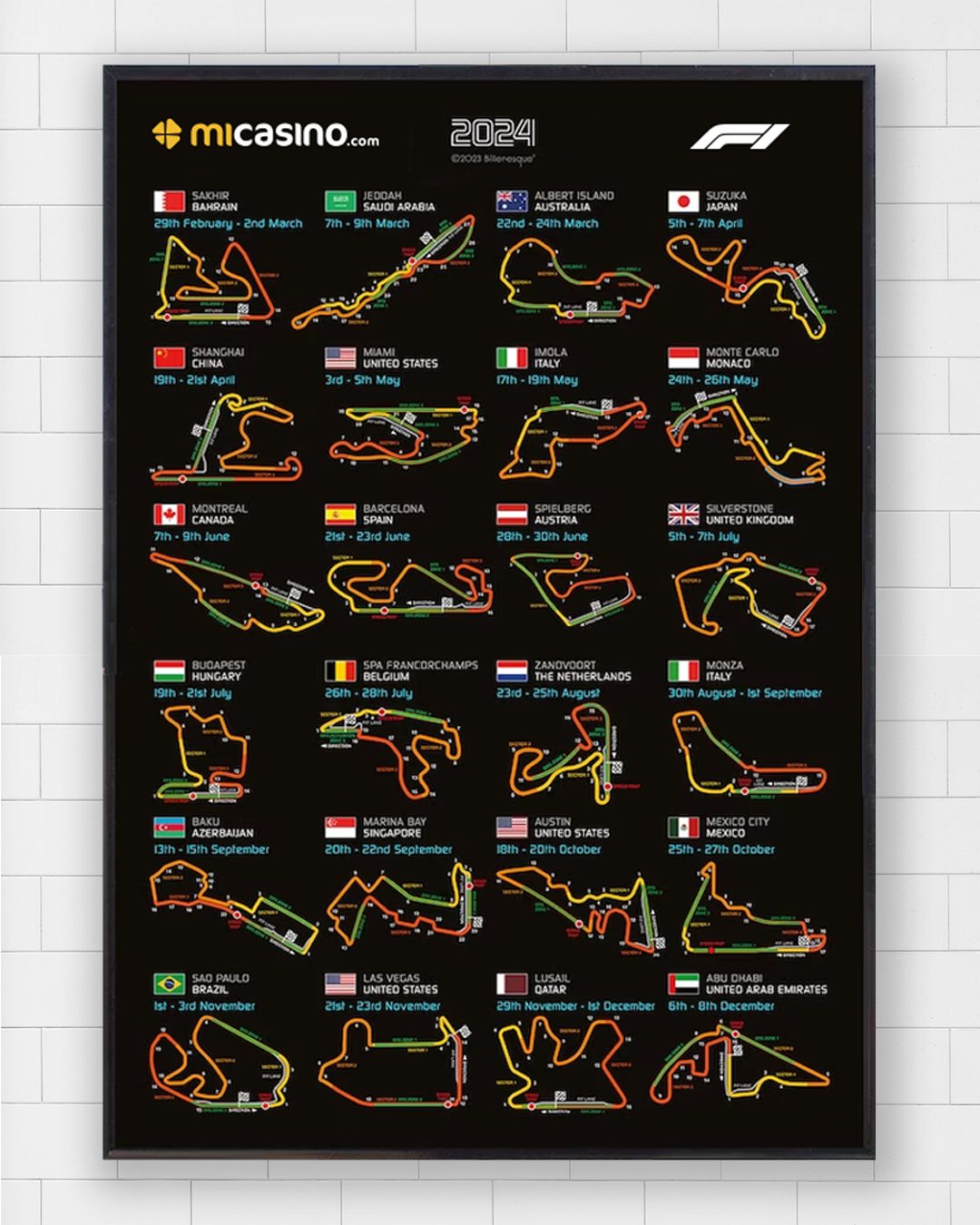 Calendario Formula 1 2024 Calendario Formula 1 2024