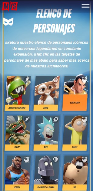 Personajes Multiversus