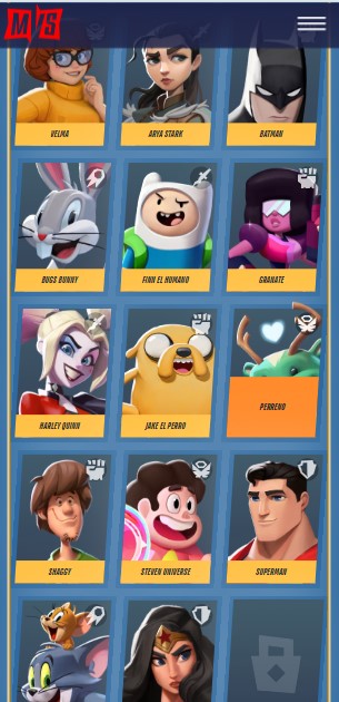 Personajes de Multiversus