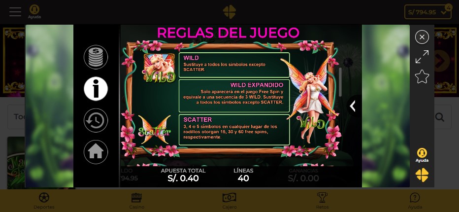 Reglas de juego magic forest wild