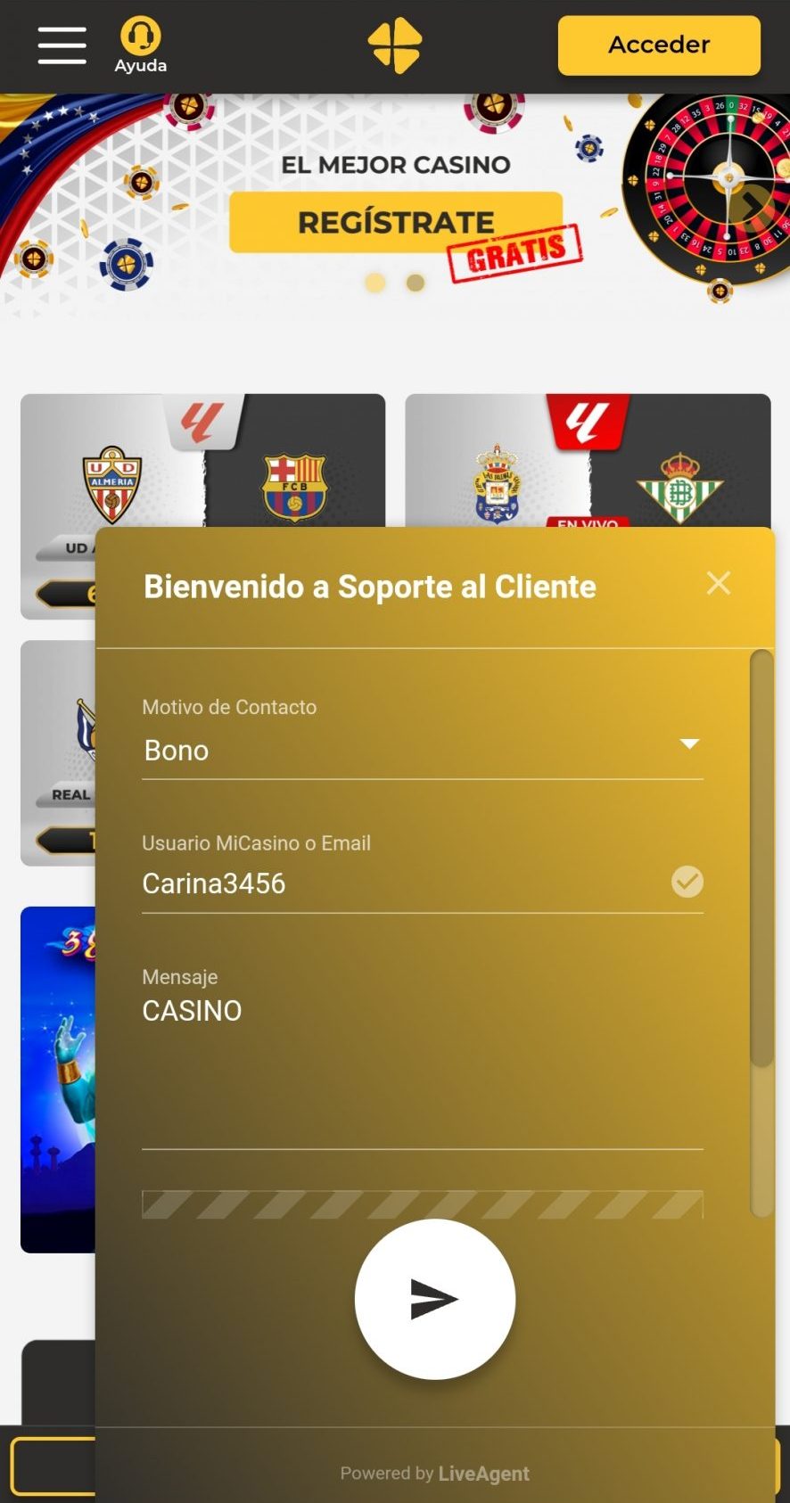 Paso a paso: Cómo reclamar un bono en MiCasino.com
