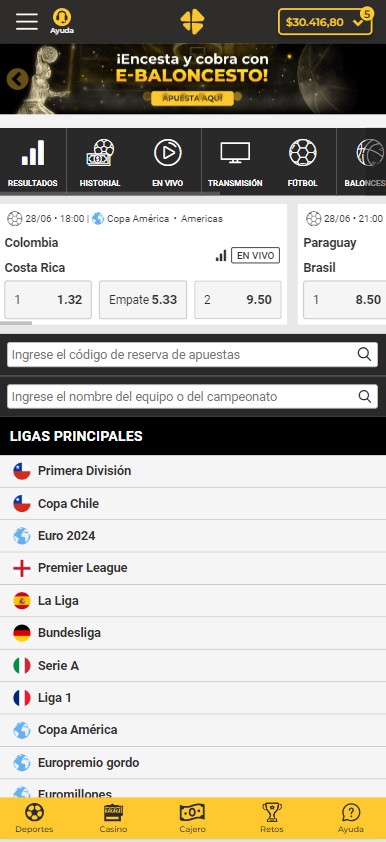 Apuestas deportivas bono Tenis MiCasino.com