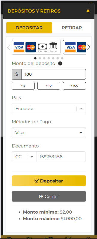 Ecuador pagos online casino en línea depósito apuestas deportivas casino juega en línea