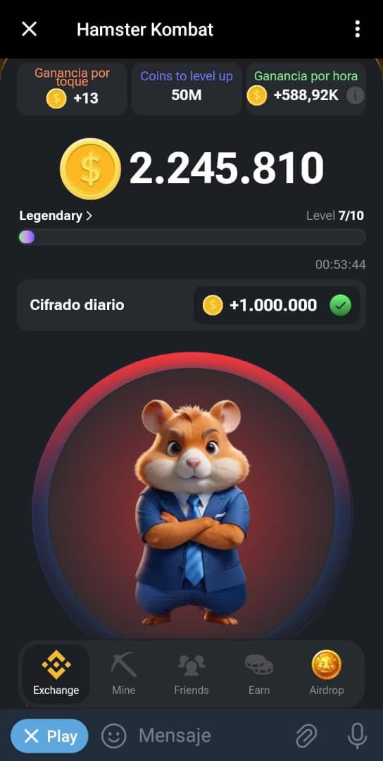 Hamster Kombat descifrado código