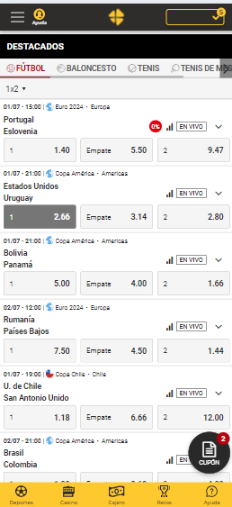 apuestas deportivas gana el 35 porciento de tu próximo depósito con Bono GAMER en casino online