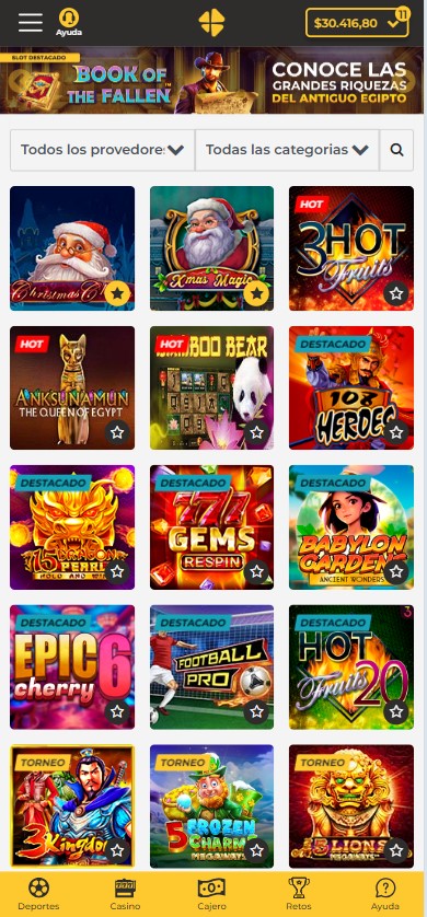 Slots Bono Fortuna MiCasino.com