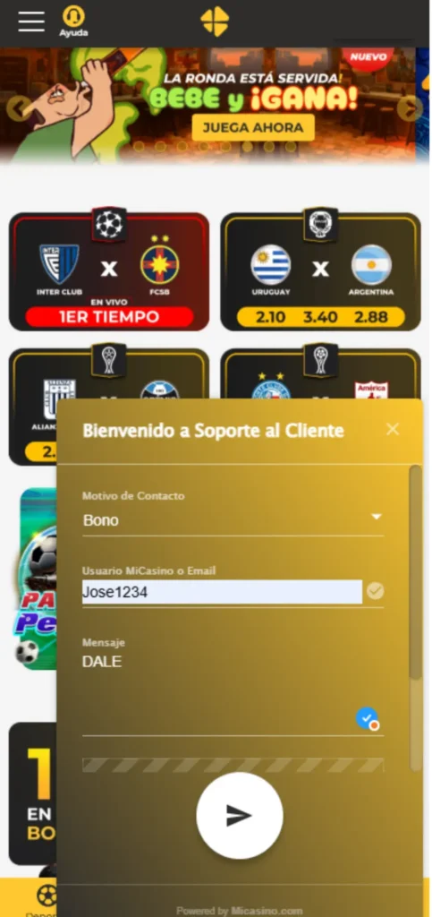 Dinero Gratis en nuestro Casino Online con el bono DALE - MiCasino.com