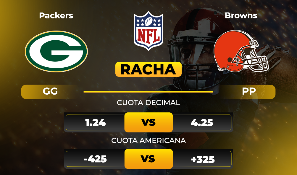 Packers vs Browns pronóstico y cuotas para apuestas - NFL - MiCasino.com