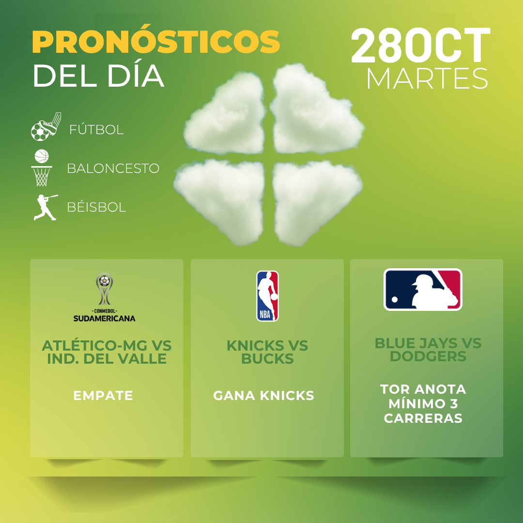 pronosticos deportivos gratis de hoy 28 de octubre 2025 apuestas deportivas