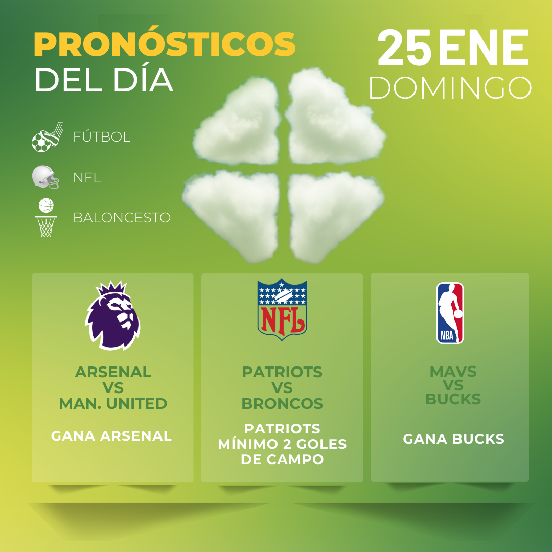 pronóstico del día - 25 enero - MiCasino