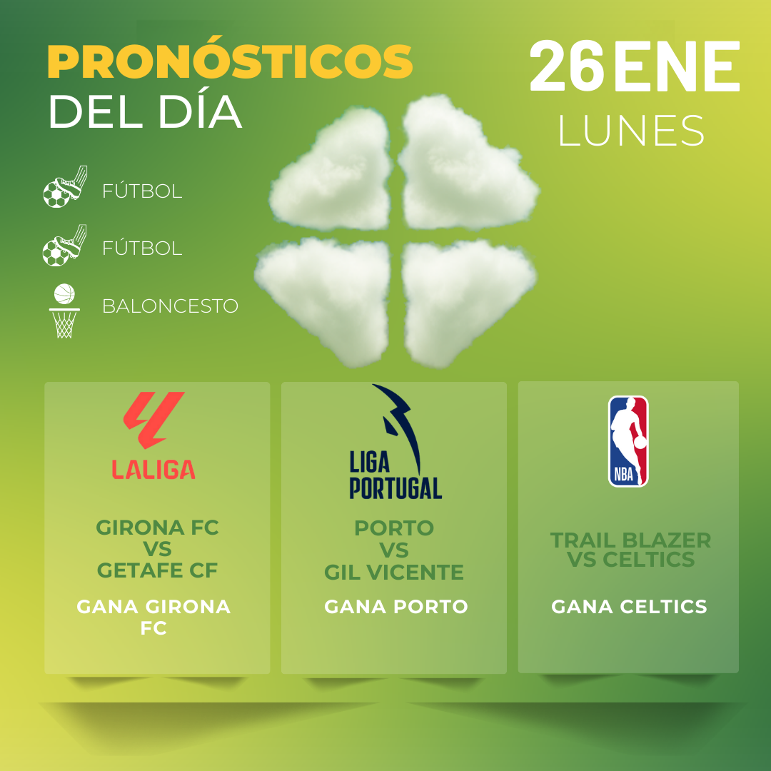 pronóstico del día - 26 enero - MiCasino