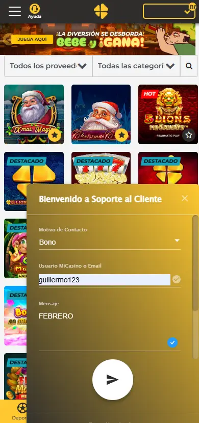 Bono Casino Febrero- Reclama tu Bono y gana dinero fácil-MiCasino