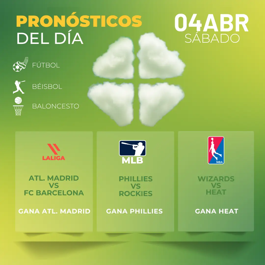 Pronósticos deportivos GRATIS para hoy sábado 04_04_2026 Portada – MiCasino