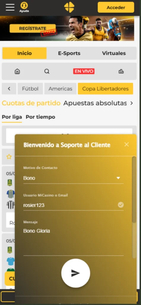 Bono-Gloria-Casino-Online-MiCasino