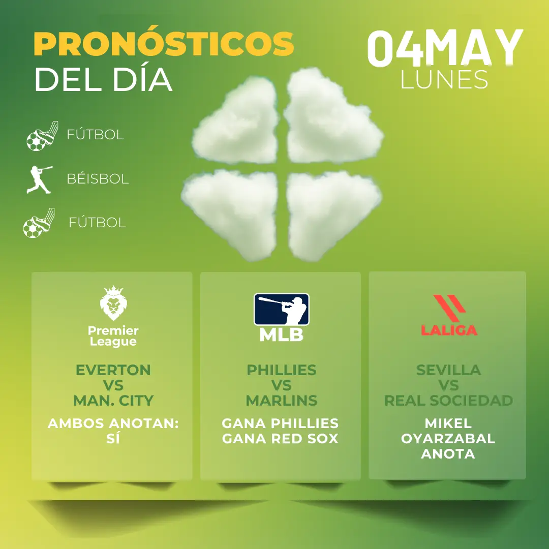 Pronósticos Deportivos GRATIS 4 de Mayo_ MiCasino